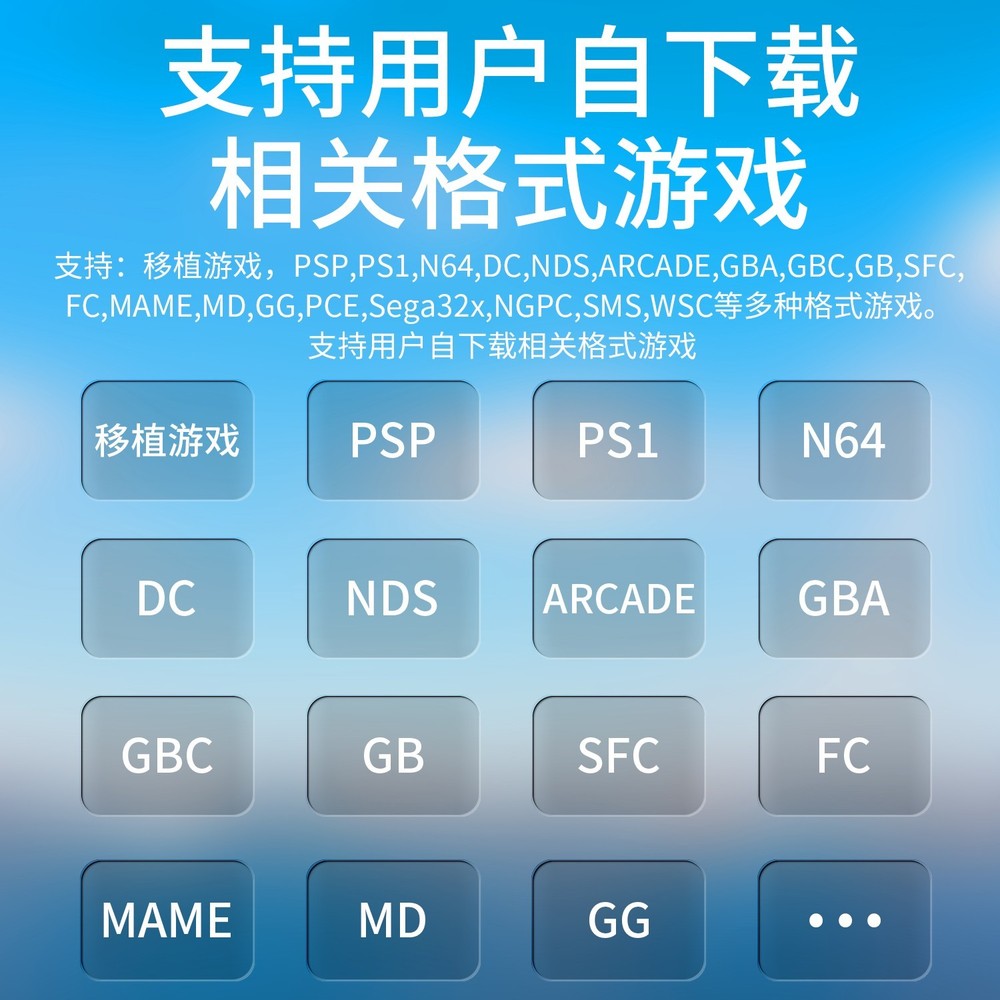 RG35XX SP Flip Anbernic Silver Linux Handheld Game Console