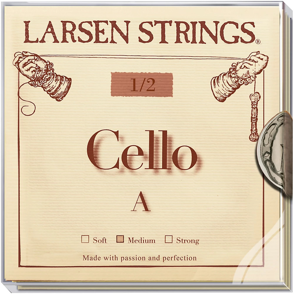 Larsen Strings Original Cello String Set 1/2 Size, Medium