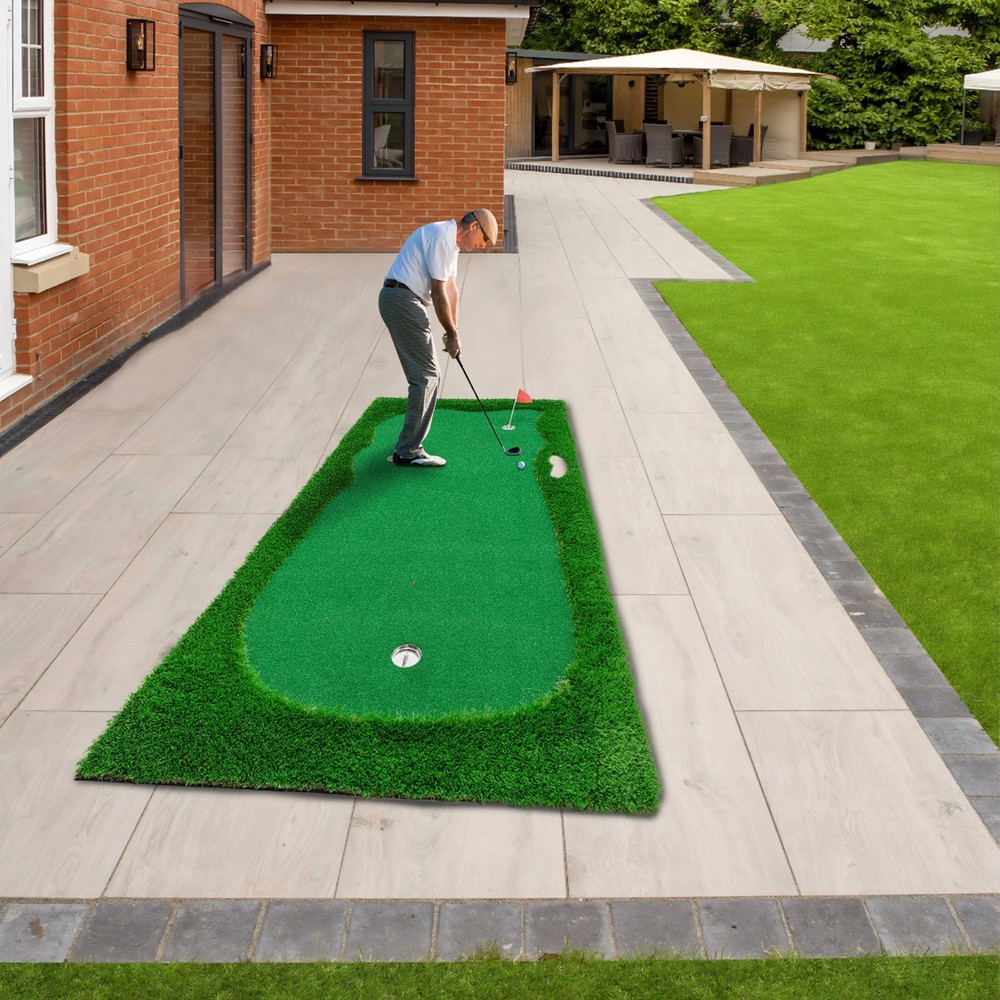 10 x 5 ft. Large Professional Golf Training Mat Swing Putting Green Practice