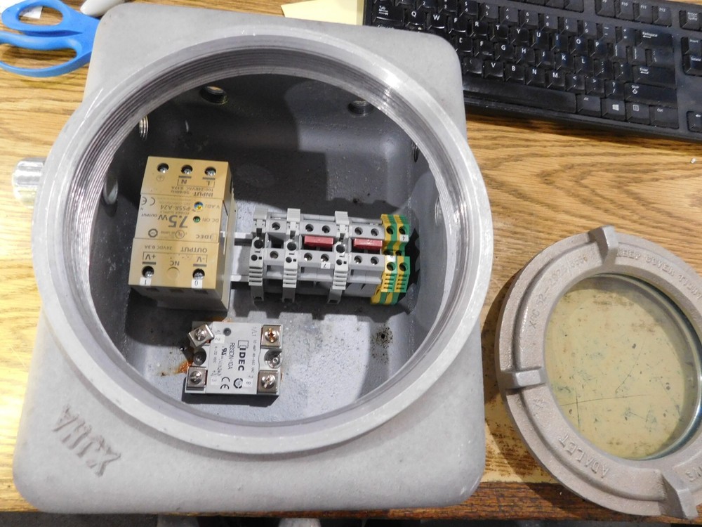 Adalet Model: XJHAGC Explosion Proof Electrical Enclosure with Idec Components