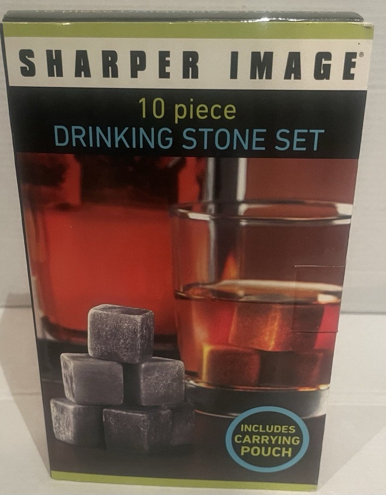 Sharper Image 10 Piece Drinking Stones