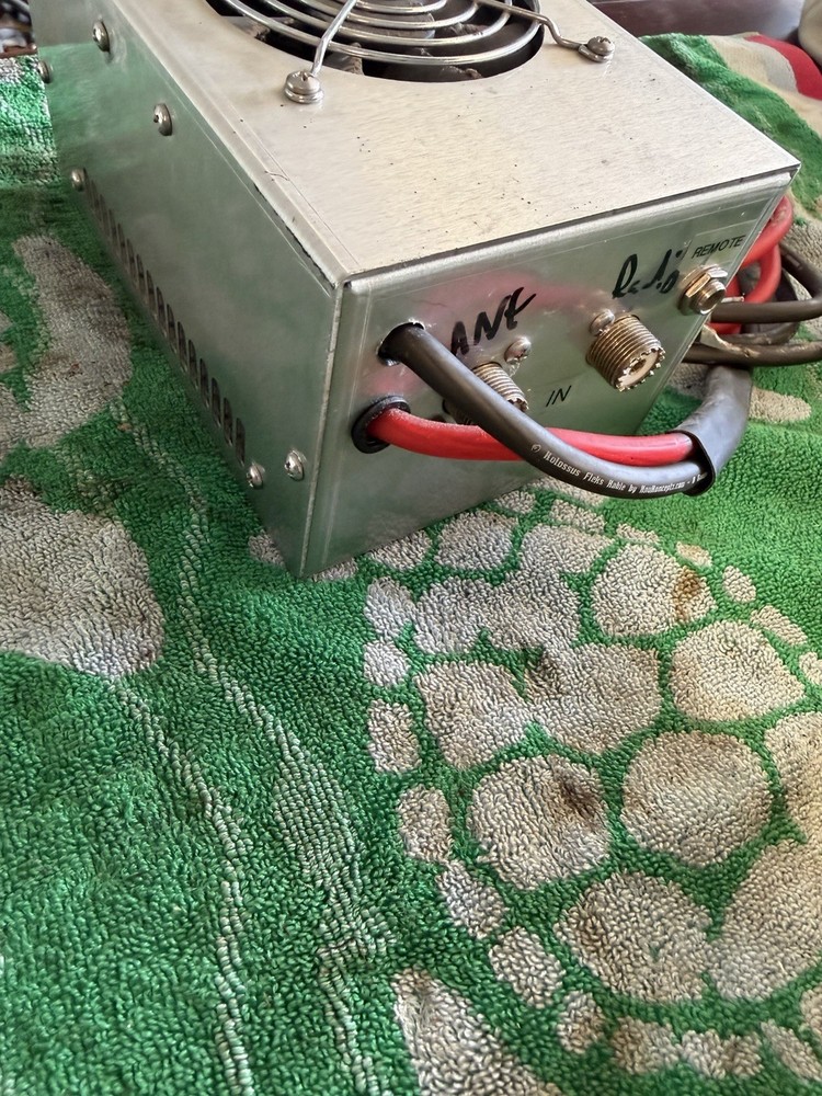 Fat Boy Linear Amplifier Silver Ham Radio Model