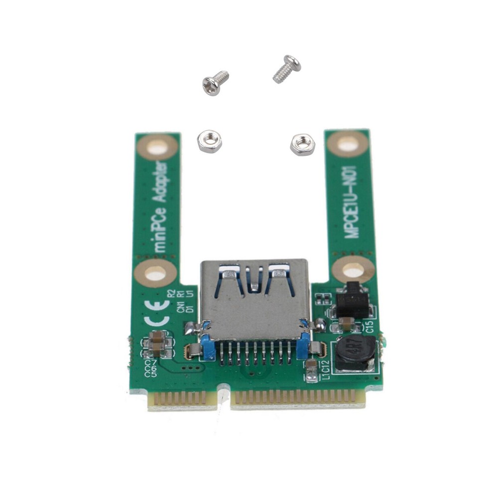 Notebook Mini PCI-E To USB 2.0 Converter Adapter Card Expansion USB Interface