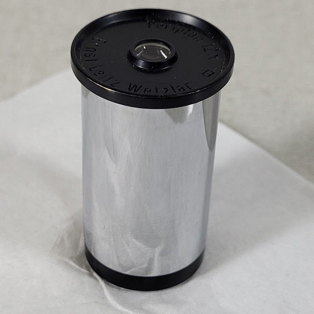 Ernst Leitz Wetzlar Periplan 12x Microscope Eyepiece Lens Optic