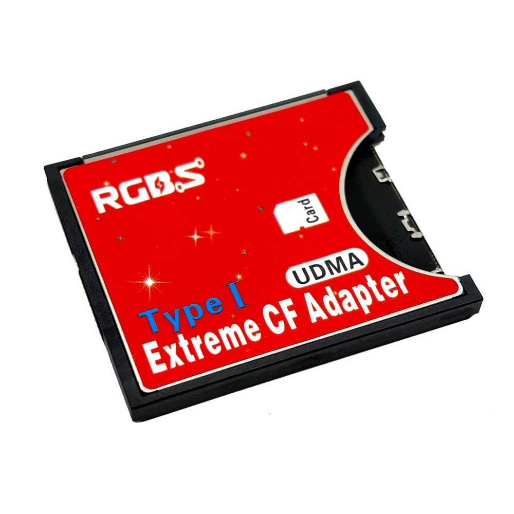 High Speed SDXC SDHC SD to CF Compact Flash Memory Card Reader Adapter Type I US