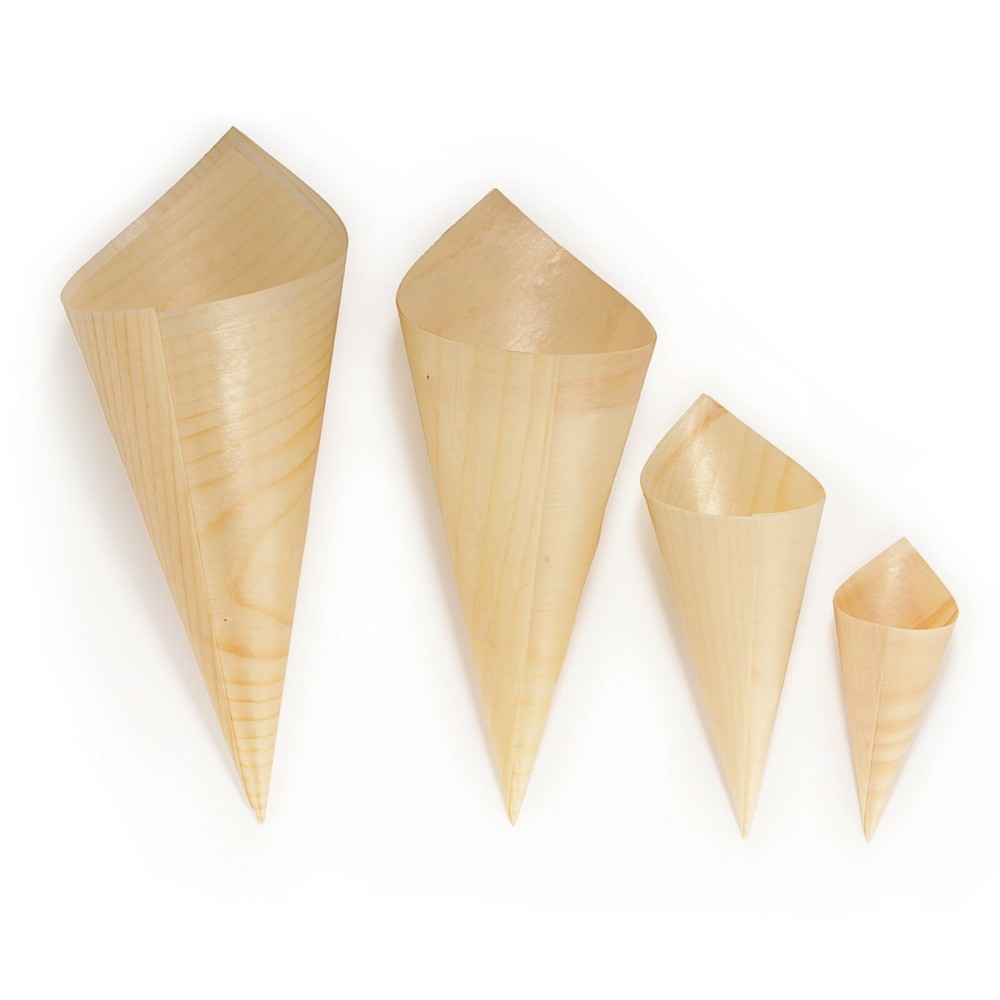 Disposable Serving Pine Wood Cone