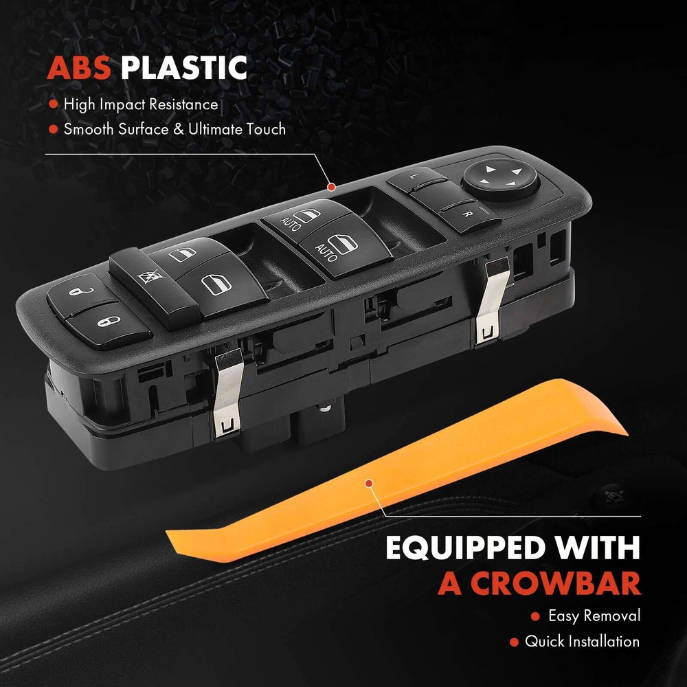 Power Window Switch Front Left Driver for Chrysler Pacifica 2017-2022 68234092AC