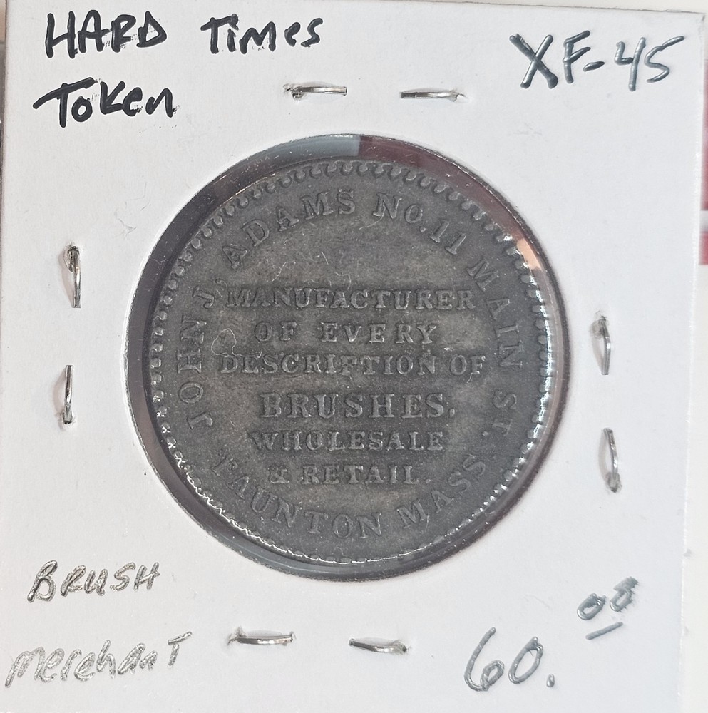 JOHN J. TAUTON, HARD TIMES TOKEN
