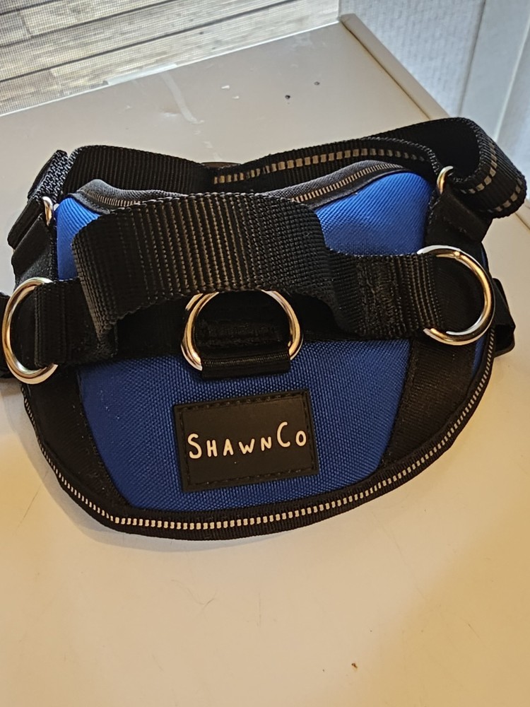 Shawn Co Essential Dog Harness Size Small Blue