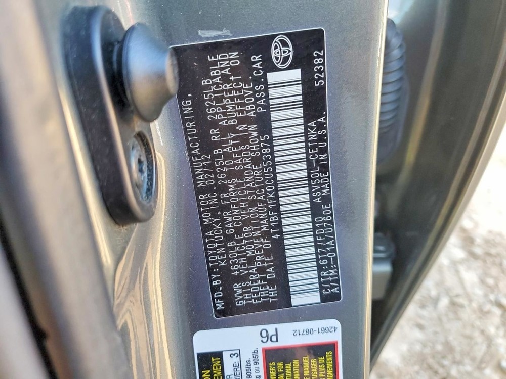 CAMRY 2012 Glove Box 4966471