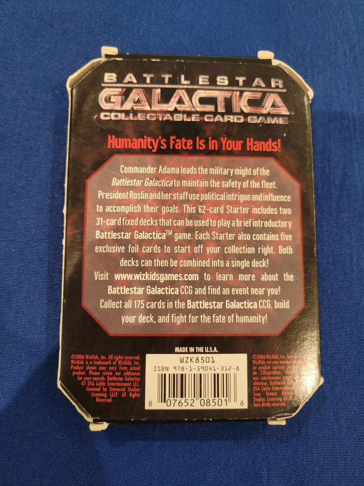 Battlestar Galactica Starter Deck with Foils
