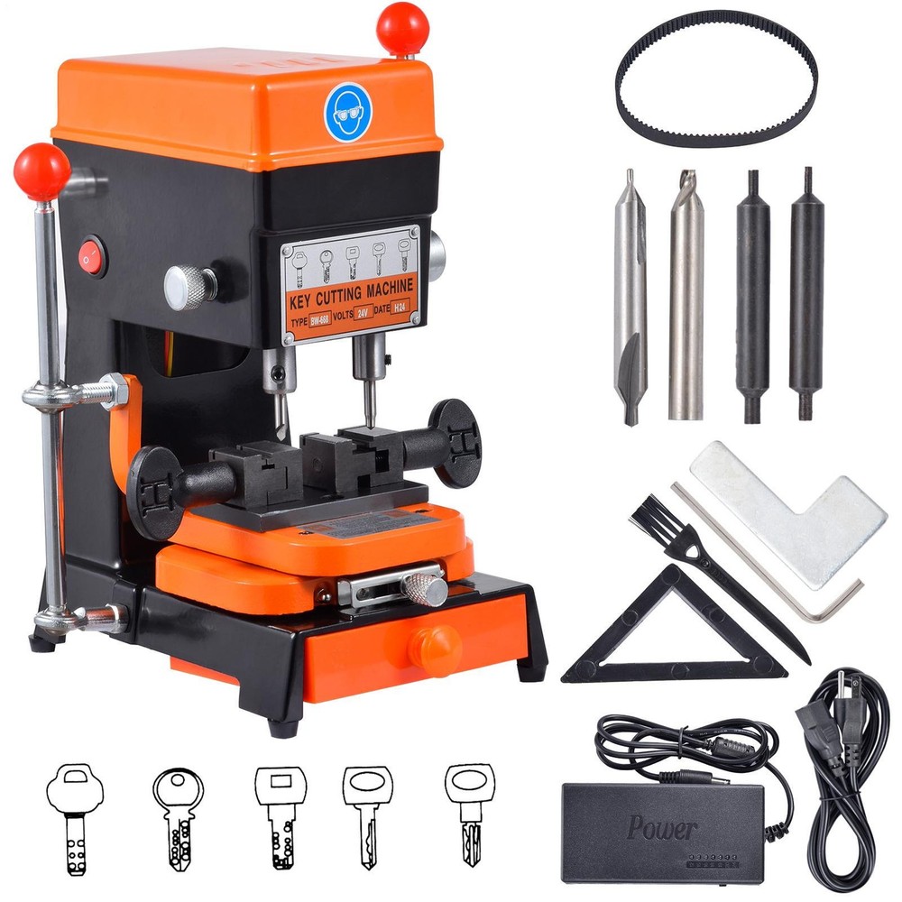 Vertical Key Cutting duplicating Machine Cutter Key Copier Locksmith Tools--