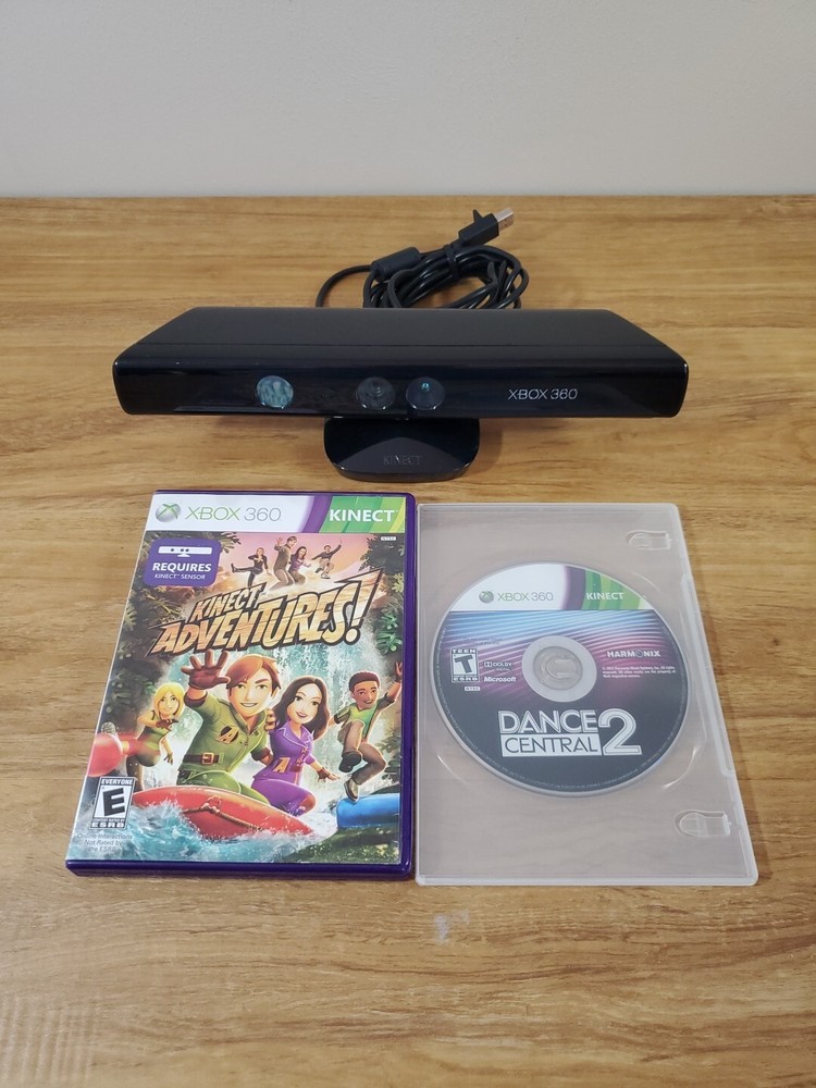 Official Microsoft Xbox 360 Kinect Motion Sensor Bar! ~ Works Great! Fast Ship!