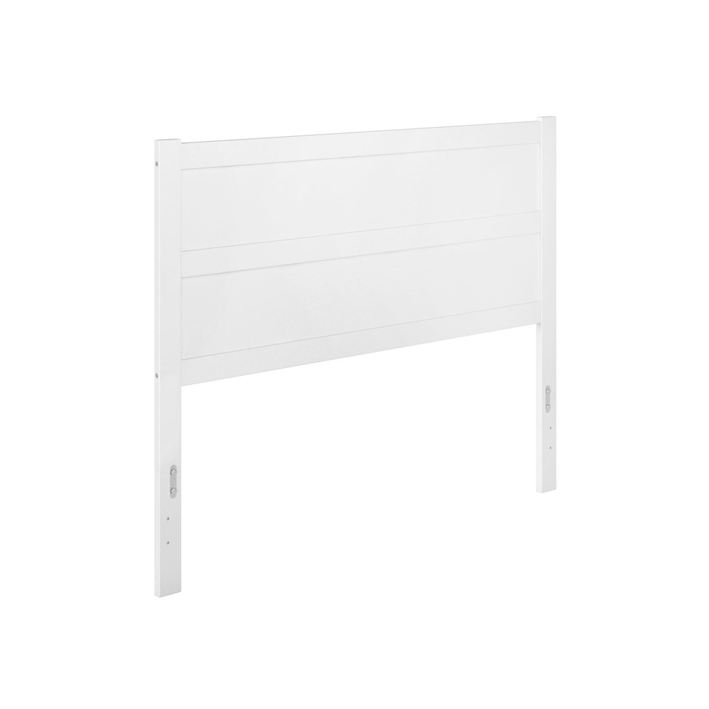 Noho Mid Century Modern Headboard With Usb Charging Station Solid Wood Design