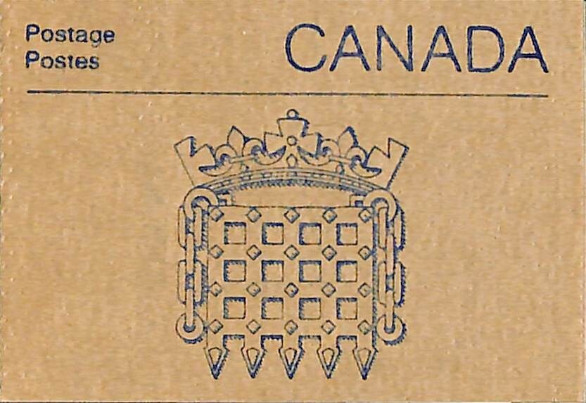 Canada - Booklet BK96a - Blue Tab - 1988