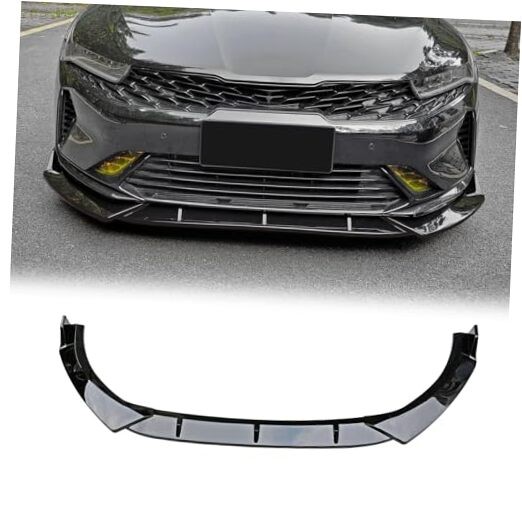 Front Bumper Lip Splitter Compatible with 2024 2023 2022 2021 Kia Gloss Black