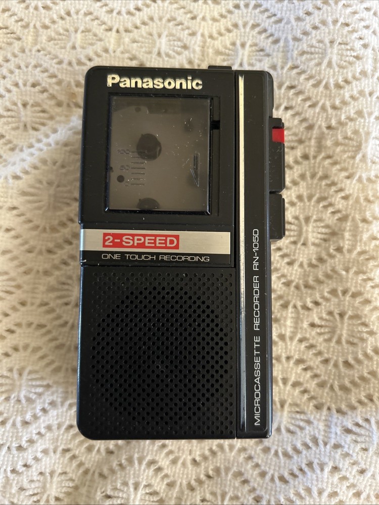 Panasonic One Touch Recording Micro Cassette Recorder RN-105D Untested Parts