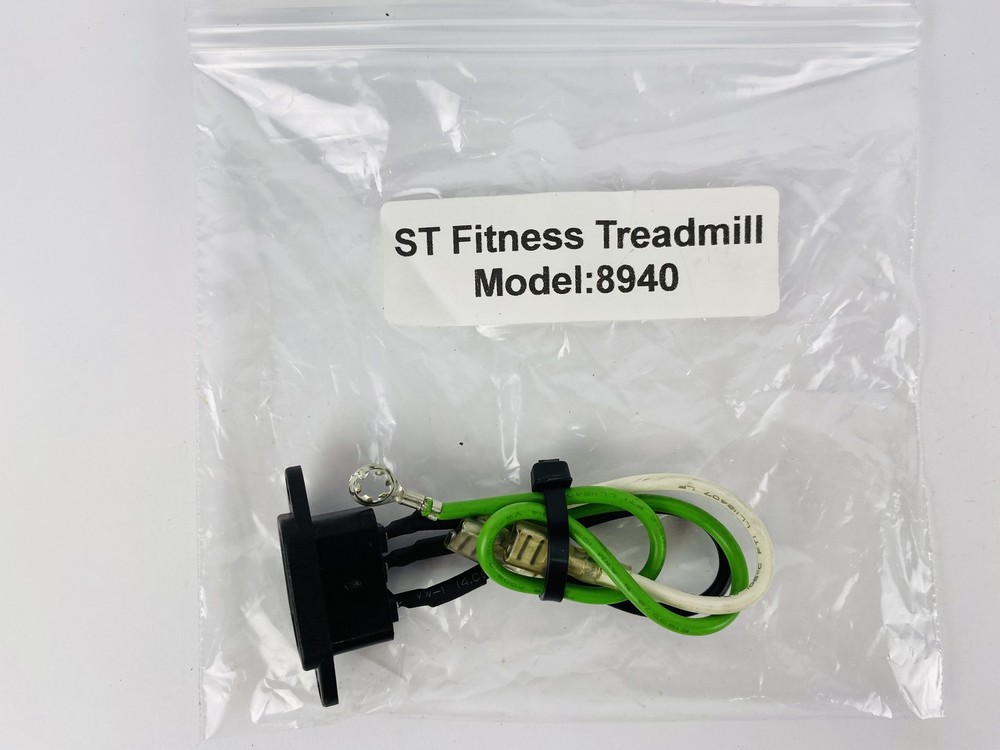 ST Fitness 8940 Treadmill Power Entry Socket Input Module Set (PP329)