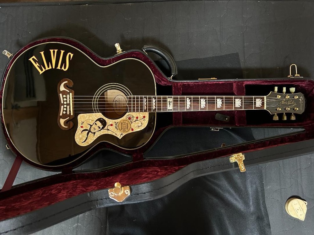 Epiphone ELVIS guitar HC Safe Packing!