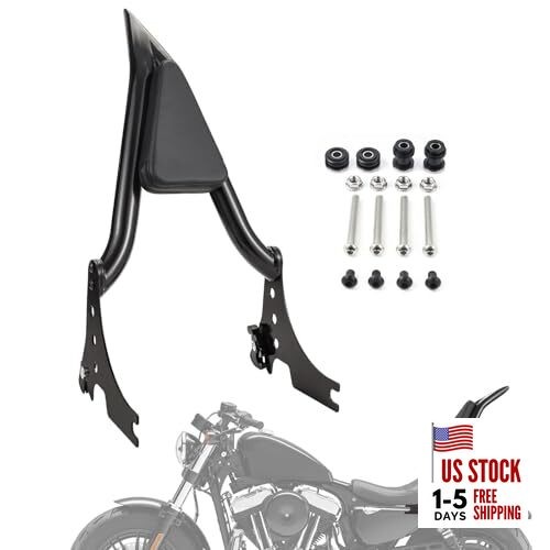 Sissy Bar Passenger Backrest, Detachable Passenger Backrest Rear Pad