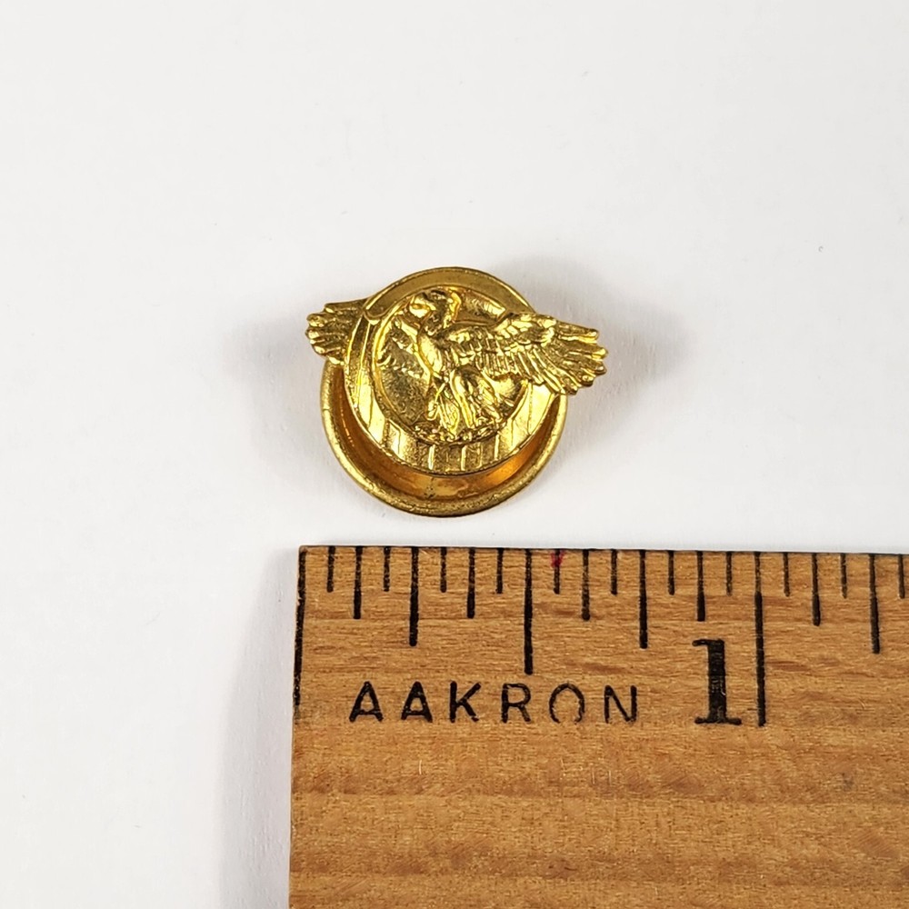 WW2 WWII Discharge Buttonhole Pin Ruptured Duck Vintage Original Cufflink Stud