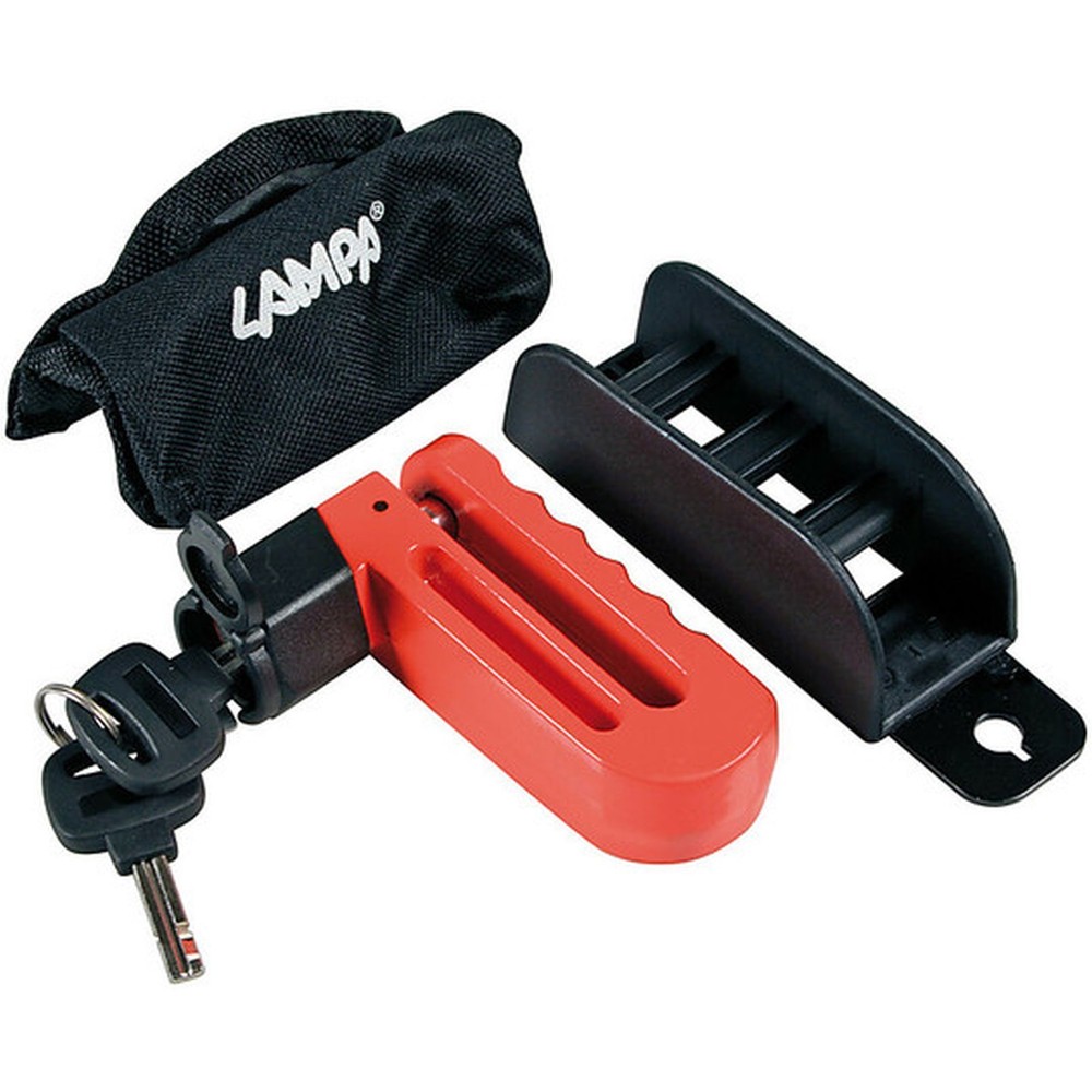 ANTITHEFT Disc Lock With 10Mm Pin Red
