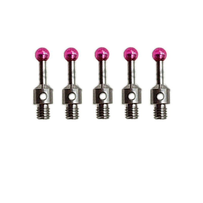 2Pcs ROMER Touch Probe 3mm Ruby Ball M3 Thread L10mm Stylus TESA/Hexagon CMM