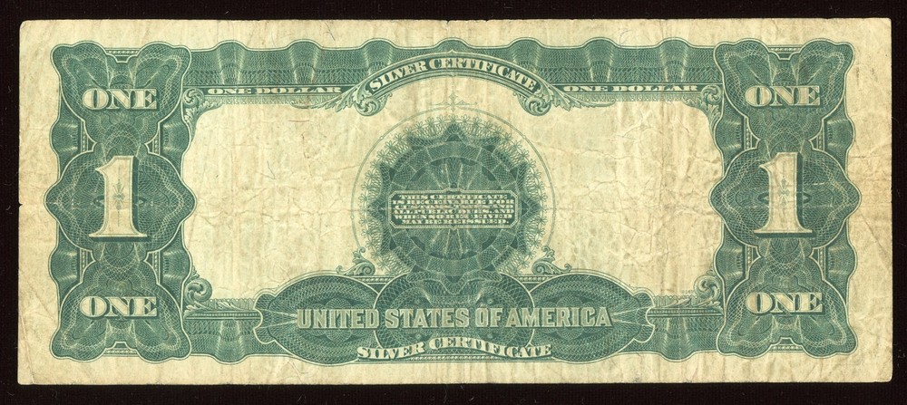 1899 Large Size $1 Silver Certificate Black Eagle
