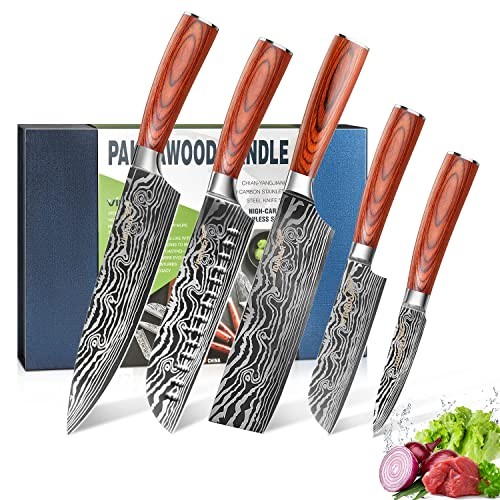VINNAR Chef Knife Set, 5 Pieces