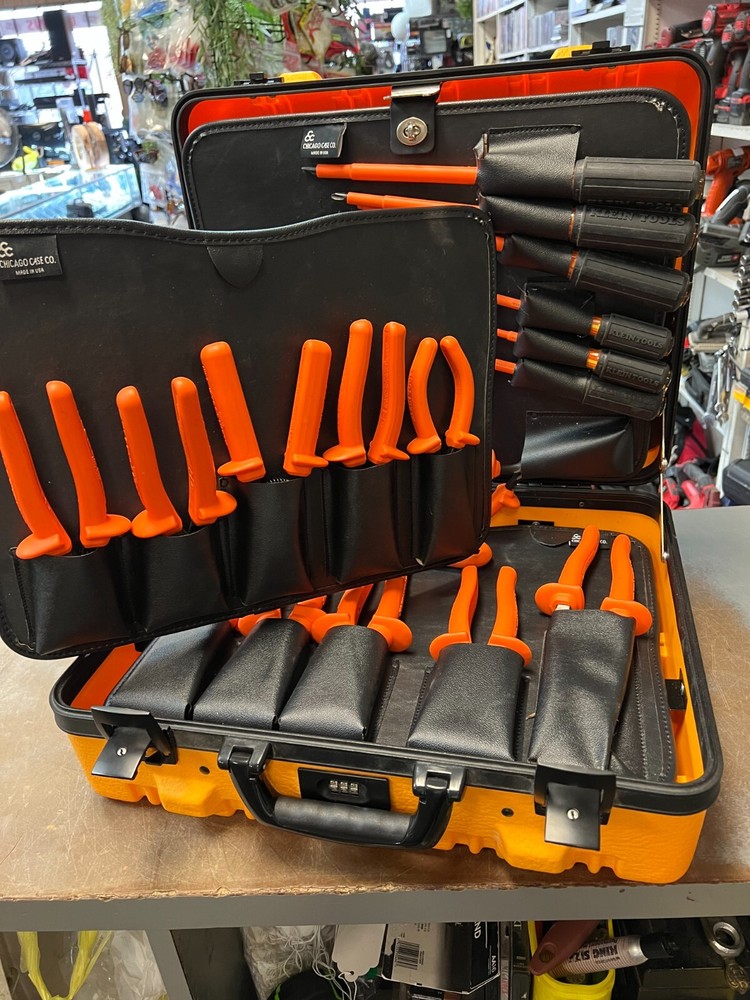Klein Electrician Tool Set with hard case