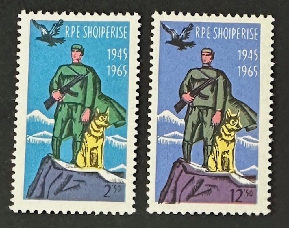 ALBANIA  807 - 808 Lovely Mint NEVER Hinged  Set