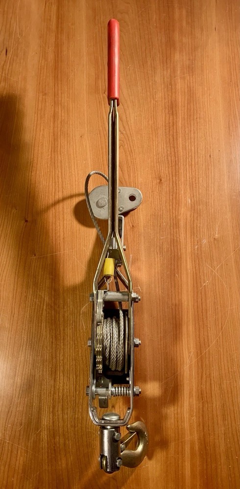 Dun Huang Hand Winch Puller Comealong 1-Ton Lift 2-Ton Pull