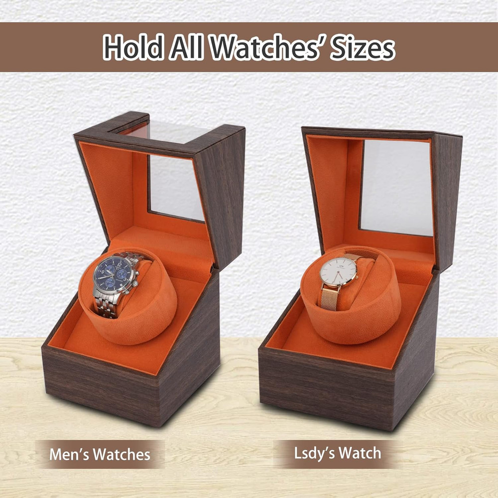 Automatic Single Watch Winder for Automatic Watches with Super Quiet Japanese Mo