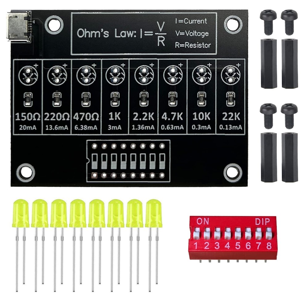 Soldering Practice Kit DIY Practical 2 inches x 2 x 0.5
