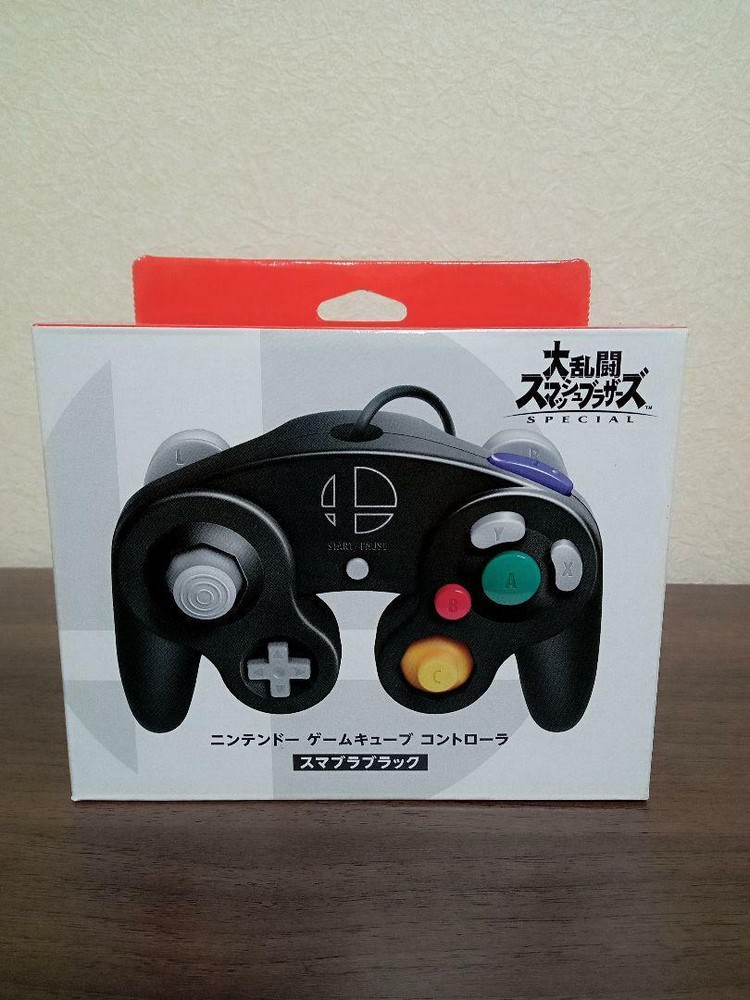 Nintendo Official Game Cube Controller Super Smash Bros Black Ultimate Switch