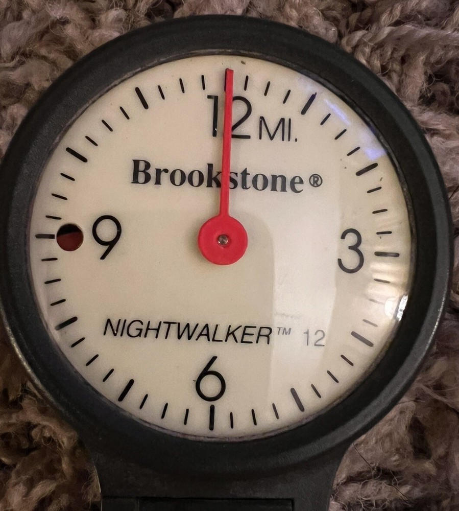 BROOKSTONE- NIGHTWALKER ANALOG PEDOMETER