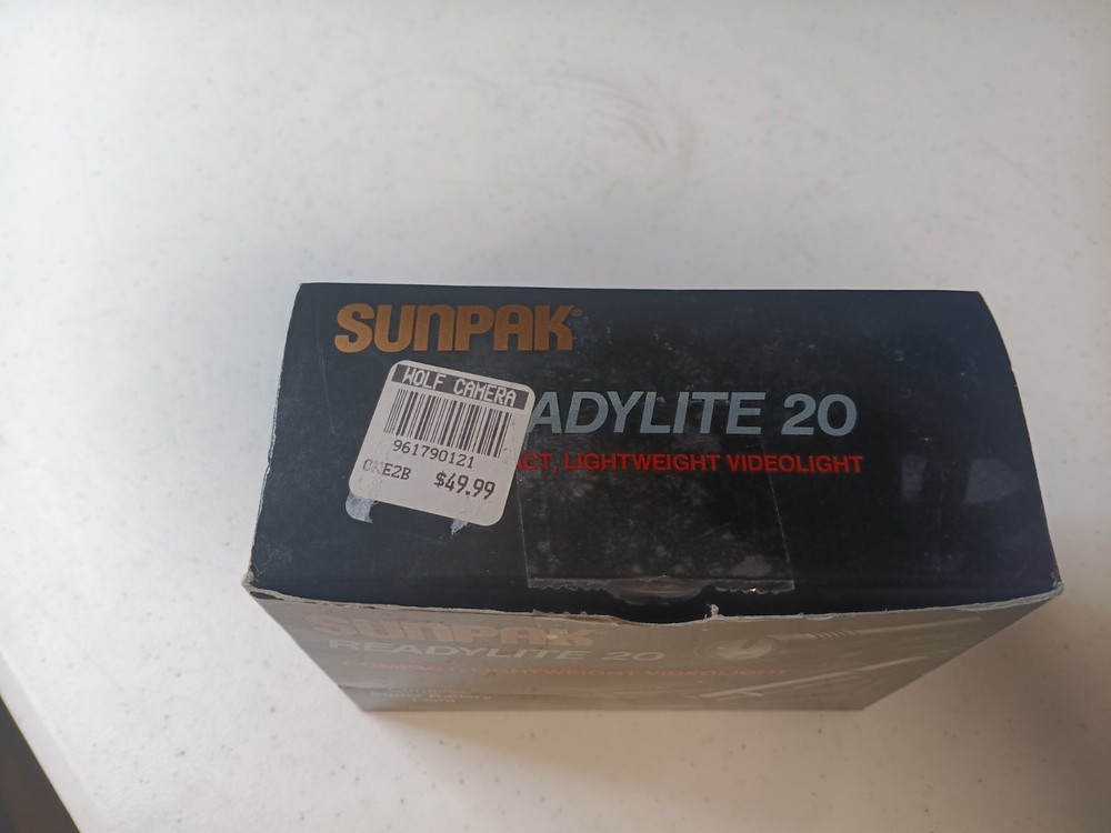 Sunpak Readylite 20 Compact, Lightweight Video Light Camcorder Video Light
