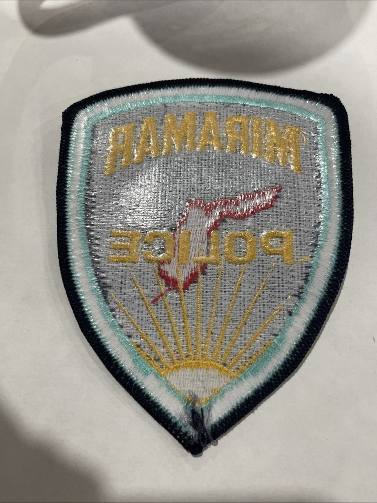 Miramar Police (Florida) 2nd Issue Uniform Take-Off Shoulder Patch