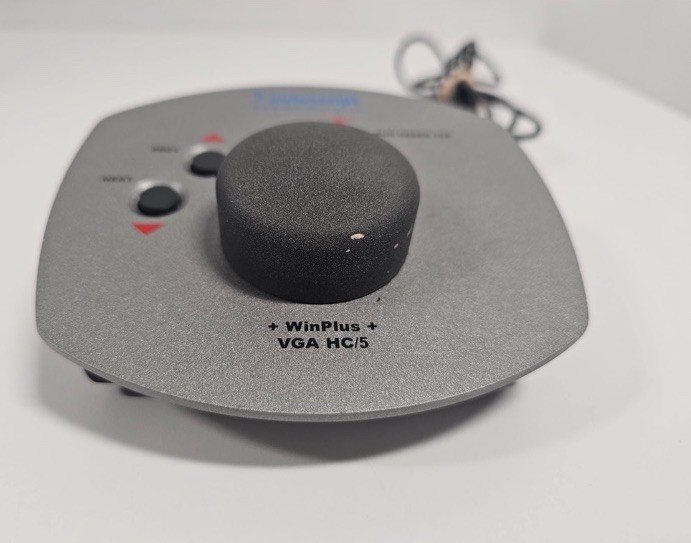 Autoscript WinPlus VGA HC/5 Desktop Hand Control 3 Button Unit With Cable Tested