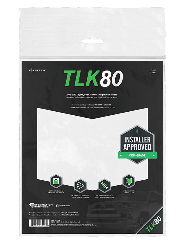 Firstech FTI-TLK80 Toyota Lexus 2010-2020 Integration Harness