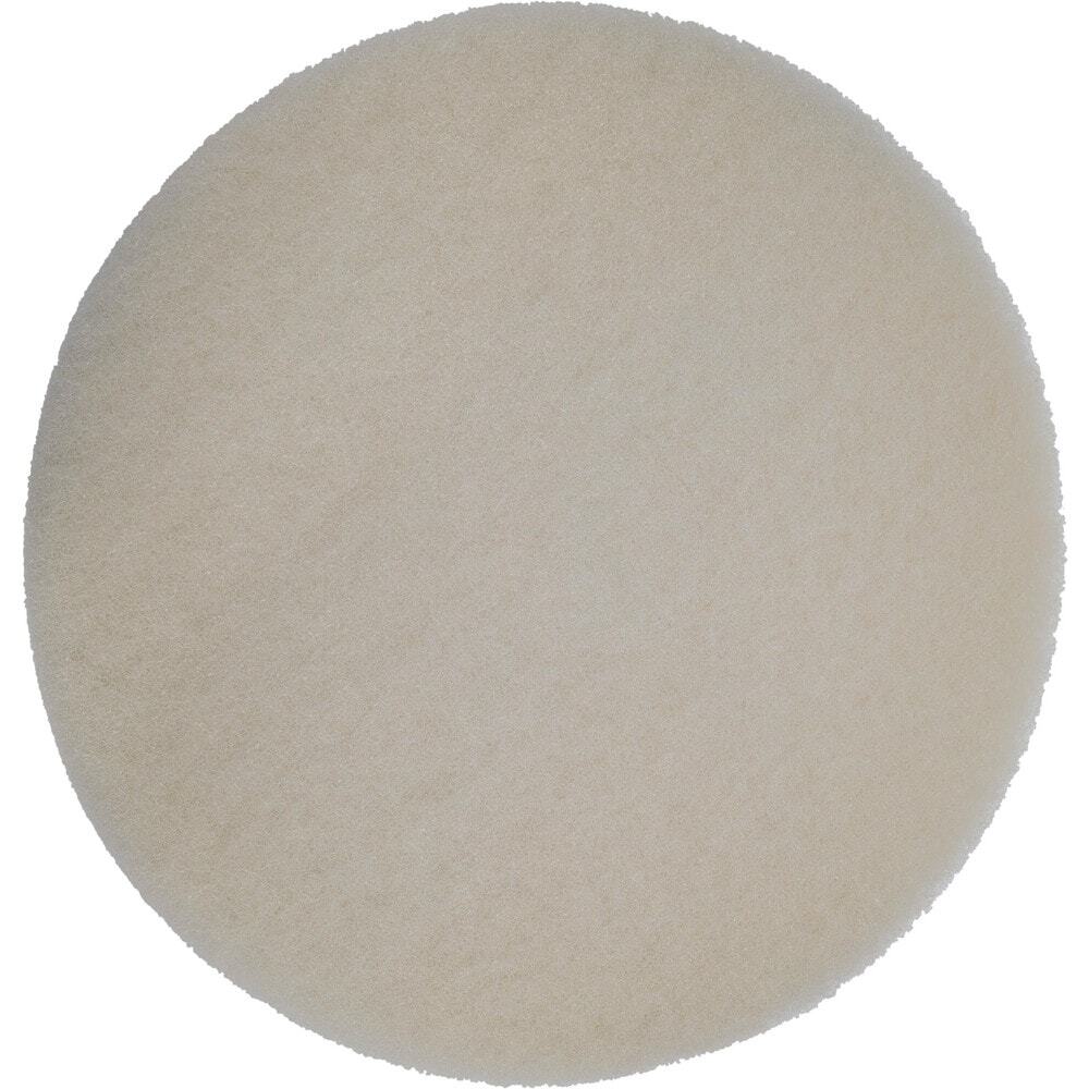 PRO SOURCE Floor Stripping Pads: 5 Pack, White Fine Polyester, 15" Diameter