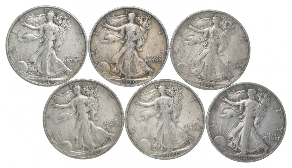 1940-S XF Walking Liberty Half Dollar