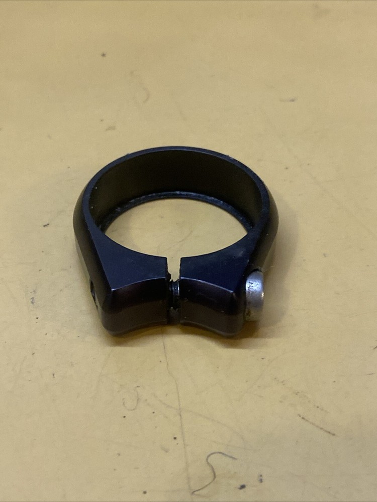 Black DKG Anodized Bolt-on Seatpost Clamp 35mm