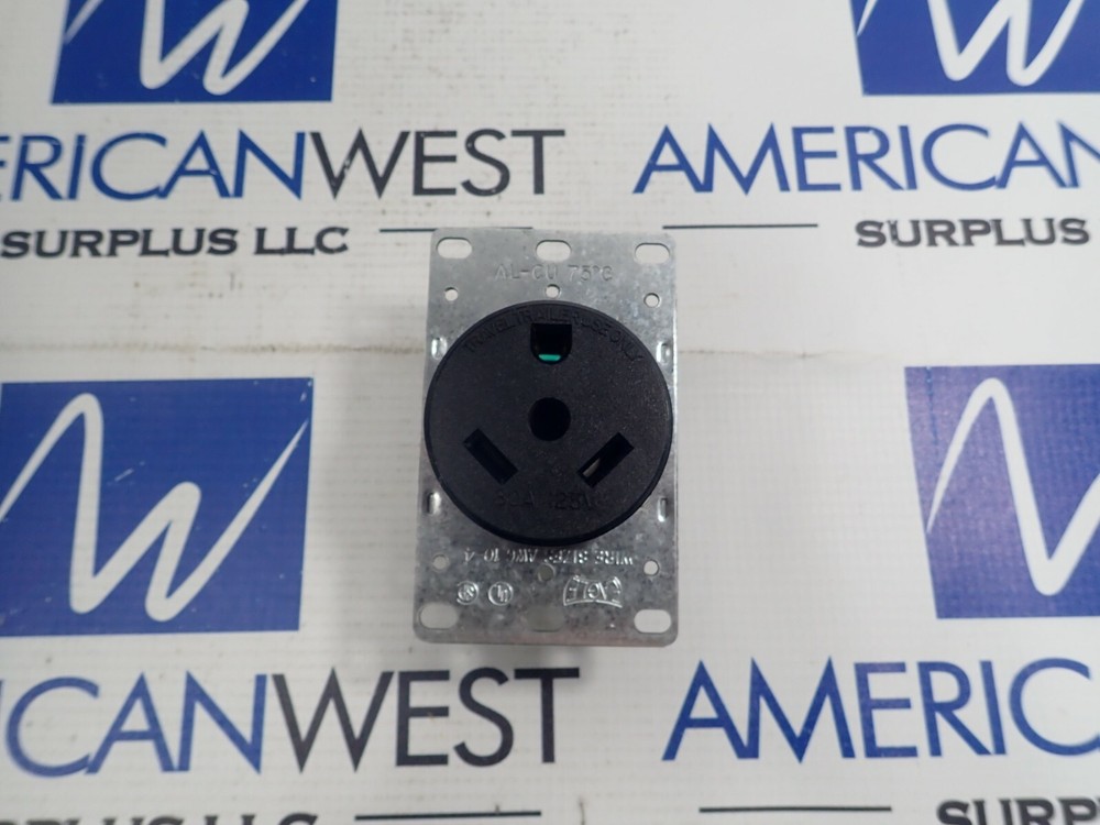 EAGLE 1263-BOX RECEPTACLE 30A 125V 2 POLE 3 WIRE