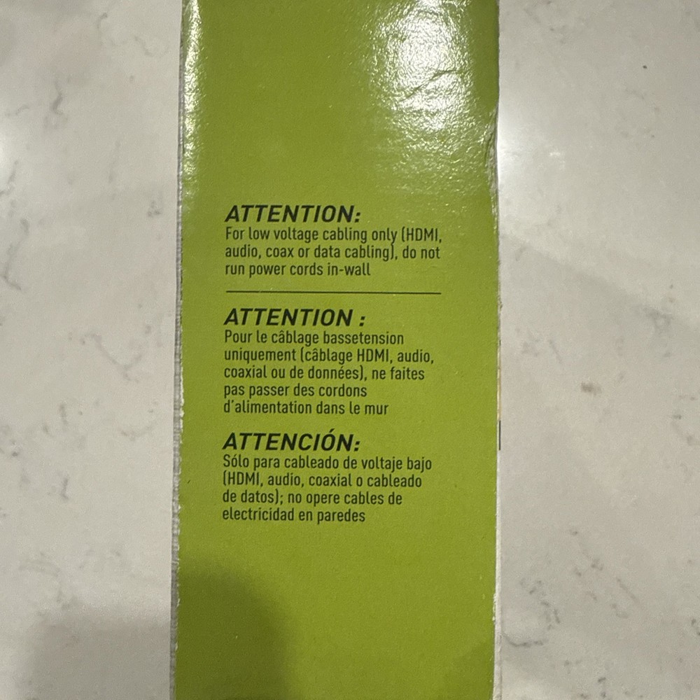 Legrand In-Wall Low-Voltage Cable Access Kit (White)