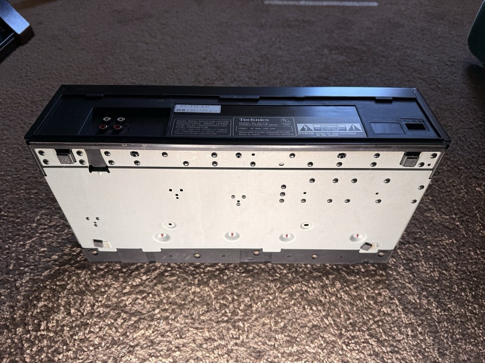 Technics RS-T10 Stereo Double Cassette Deck – Tested, Works, Issues READ