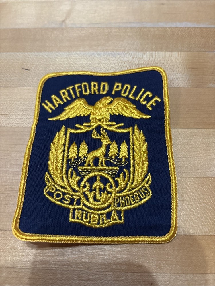 Hartford Connecticut Police Patch Blue