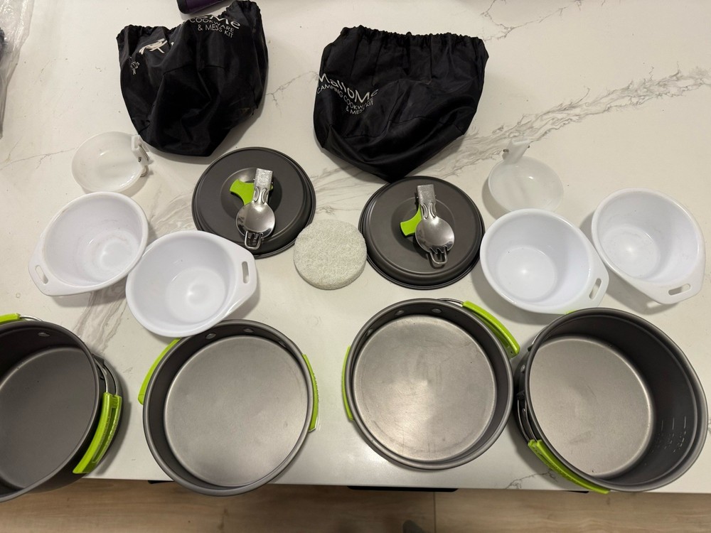 Mellowme camping cookware & mess kit Pair