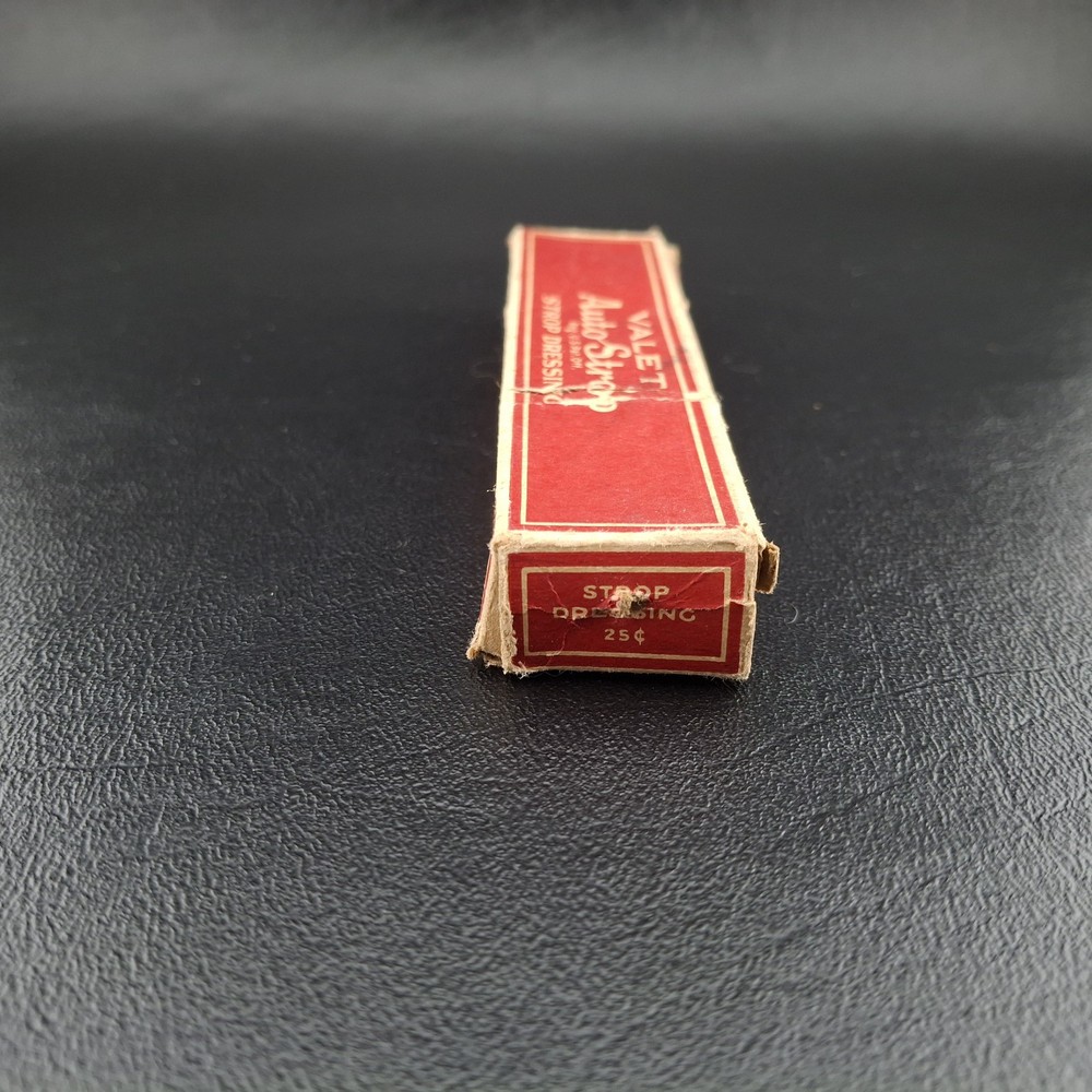 Vintage Auto Strop Strop Dressing In Original Box With Original Instructions.