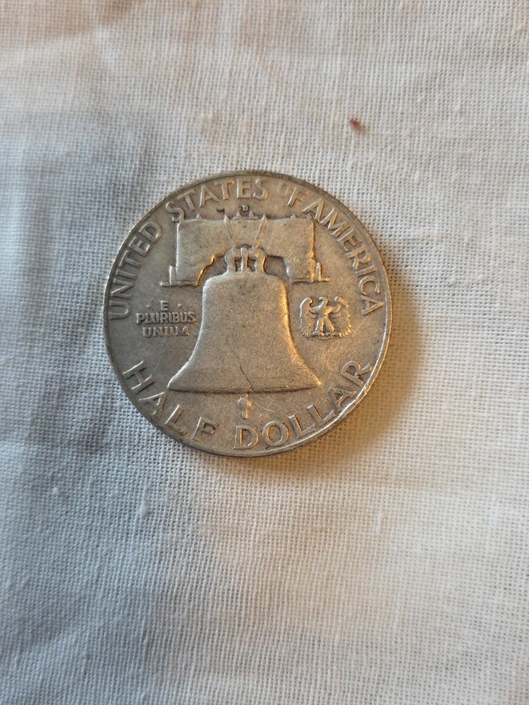 1957- 50C FBL Franklin Half Dollar
